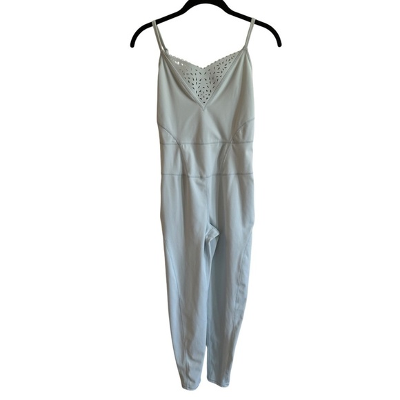Free People Movement Touch The Sky Scallop Trim Onesie, Size S - Picture 4 of 11